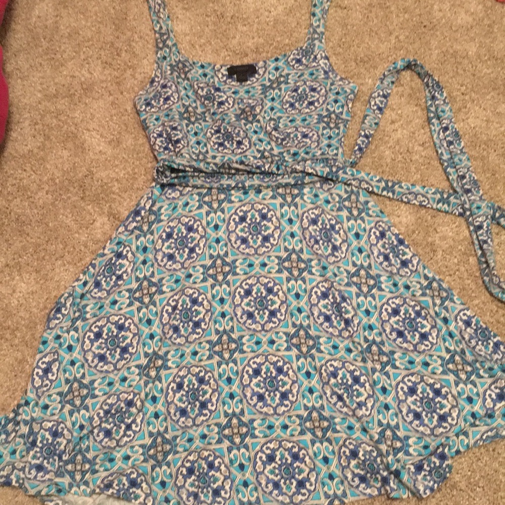 Blue Print Sundress